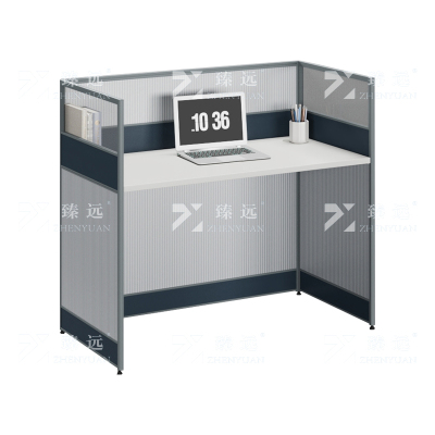 臻远 ZYGW-024职员桌办公桌屏风工作卡位 直排单人位
