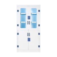 尔迈实验室PP试剂柜酸碱柜药品柜器皿柜双锁化学品存放柜耐腐蚀