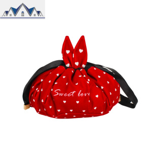 懒人化妆包少女心大容量便携抽绳化妆品收纳袋ins网红旅行洗漱包 三维工匠收纳包