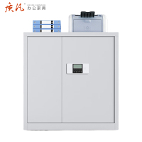 质凡 保密柜单节柜带抽电子密码锁 /ZF-BMG034/970*420*900mm(厚度0.8mm)
