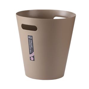 茶花干湿分类垃圾桶家用厨房无盖桌面大号分离纸篓创意拉圾桶8.3L