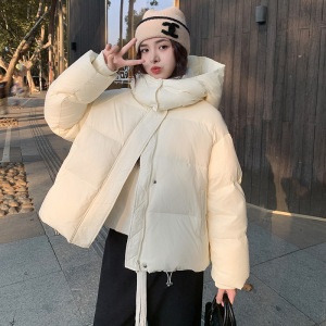 韩版休闲百搭短款羽绒棉服女小个子冬季2025年新款加厚面包服外套