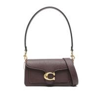 COACH女士头层牛皮单肩斜挎包小巧百搭日常通勤手提斜挎两用