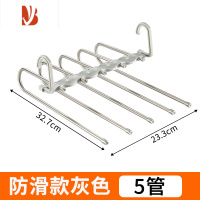 三维工匠折叠裤架挂裤子收纳器专用多多层家用衣架衣柜内置裤夹架子