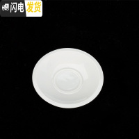 三维工匠[拍1发3]德化猪油白功夫茶杯主人品茗杯白瓷杯子小单杯茶碗茶具 淡雅杯垫[拍1发3]