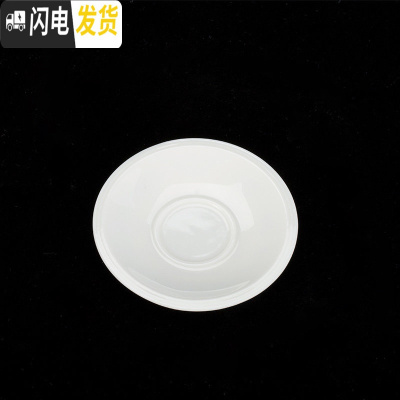 三维工匠[拍1发3]德化猪油白功夫茶杯主人品茗杯白瓷杯子小单杯茶碗茶具 淡雅杯垫[拍1发3]