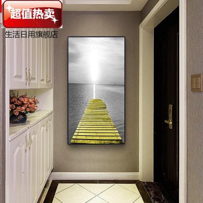 。墙壁画墙壁画装饰带框一进的墙装饰悬关壁画水墙壁画W聚宝盆-92C40*7015mm厚板