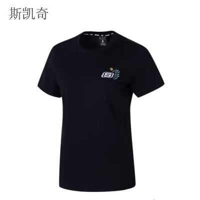 斯凯奇 短袖女圆领T恤 L223W125-0018L 件
