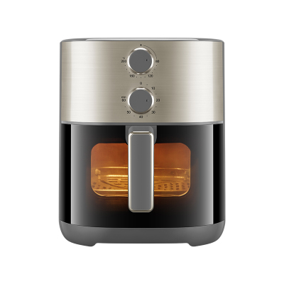 苏泊尔SUPOR智能旋钮控温空气炸锅KJ60D80 6升大容量铝合金不粘内锅自动断电安全省心