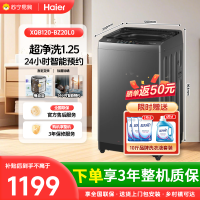 海尔12公斤变频一级全自动波轮XQB120-BZ20L0洗衣机除菌除螨