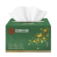 百晟长恒 BSCH-C15GS 3层130抽每盒 190mm*195mm 三盒/包 抽纸(计价单位:包)绿色
