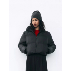 年新款流行气质宽松连帽冬时尚棉服外套短款保暖百搭面包棉服