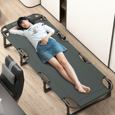 古达折叠床单人床办公室便携行军床工位午睡躺椅简易陪护小床午休