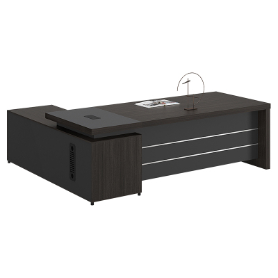 初嘉(CJ)BTZ-17办公桌老板桌总裁桌简约现代主管桌大班台办公室家具2.2米