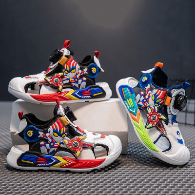 童鞋20264年夏季男童包头凉鞋卡通沙滩鞋轻便软底鞋厂家_670