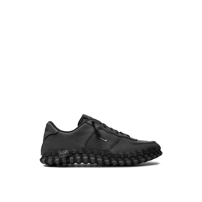 耐克(NIKE)Nike联名皮革低帮运动鞋男休闲跑鞋黑银色橡胶底