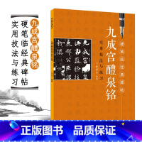[正版]硬笔临经典碑帖 九成宫醴泉铭 实用技法与练习 经典字帖硬笔钢笔楷书练字帖临摹本技法工具书 硬笔书法入门教程