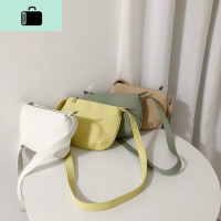 夏季新款 马卡龙韩版ins简约百搭斜跨单肩小包 饺子半月休闲女包NEW LAKE女斜挎包