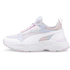 彪马(Puma)Puma女鞋运动鞋透气舒适时尚简约跑步鞋女生休闲鞋 white(white_/_purple) 40.5