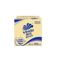 维达VD4169 蓝色经典有芯卷纸4层145克27卷-箱装