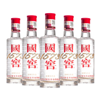 泸州老窖 国窖1573小酒版 浓香型白酒 100ml*5瓶 光瓶装