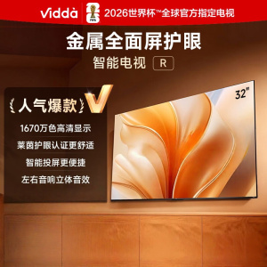 Vidda R32 二级能效版 海信电视 32英寸 金属全面屏 莱茵低蓝光护眼智能液晶电视 32V1FD-R
