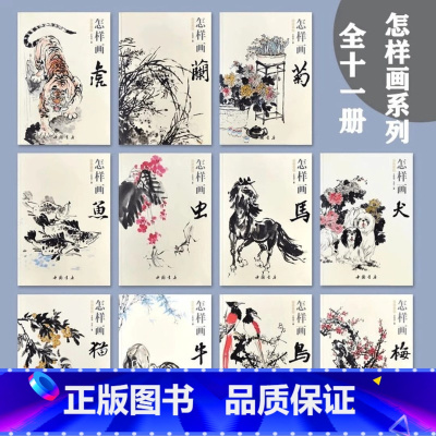 怎样画鸟 [正版]0减40国画基础 王传贺著 怎样画犬猫鱼虎牛马虫鸟兰梅 画法基础入门书籍 写意梅花初学画法零基础国画构