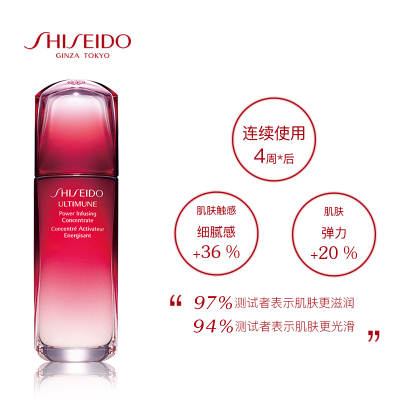 SHISEIDO资生堂红腰子红妍肌活精华露75ML面部精华补水维稳提亮