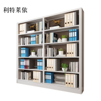 利特莱依钢制书架置物架图书馆单双面书店阅览室货架档案架资料架单面一列二