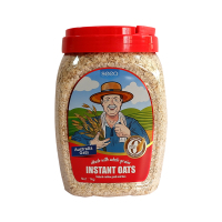 马来西亚原装进口seeo中老年成人早餐免煮冲饮原味燕麦片1KG桶装