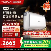 AO史密斯佳尼特新品80L电热水器 健康新升级 储水式扁桶 一级能效速热 超薄双胆 CTE-80HT1S 3000W