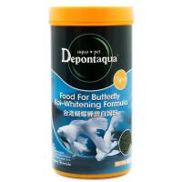 德邦蝴蝶鲤鱼饲料白金龙凤锦鲤专用鱼粮观赏鱼食小颗粒增体增白粮