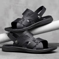凉鞋男士2026夏季新款外穿防滑耐磨司机开车透气户外沙滩凉拖鞋男