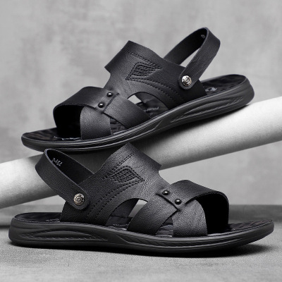 凉鞋男士2026夏季新款外穿防滑耐磨司机开车透气户外沙滩凉拖鞋男