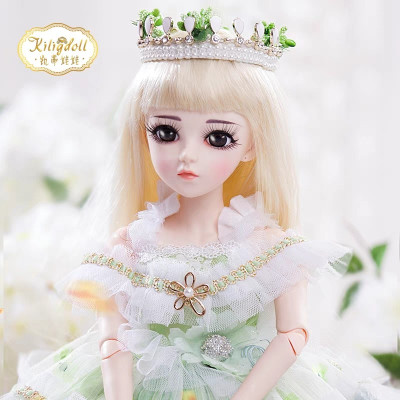 女孩生日公主洋娃娃60cm高端大气儿童公主4岁6岁8岁10岁14岁塔西娅官方标配+送养护礼包