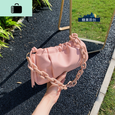 高级感包包女包2020夏季流行新款潮时尚网红斜挎包单肩腋下云朵包NEW LAKE女斜挎包