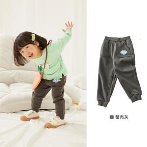 [1件3折价:43.5]moomoo童装男童裤子春秋装新款卡通杜邦索罗娜面料束脚运动裤