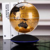 磁悬浮地球仪6寸创意欧式光自转开张业礼物品办公室桌面摆件