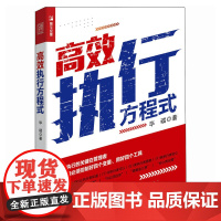 高效执行方程式 从管理者视角出发 领导力企业管理图书 管理工具人力资源培训参考用书 有效锻造和提升执行者的执行力