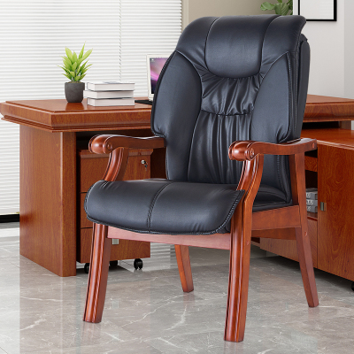 全简实木人体工学电脑椅培训椅会议椅人体工学老板椅办公椅麻将椅