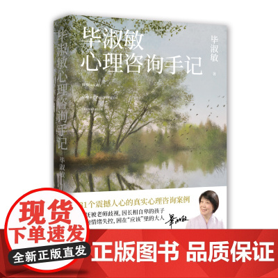 毕淑敏心理咨询手记 知名心理咨询师毕淑敏代表作,31个震撼人心的心理咨询案例 心理学基础入门书籍
