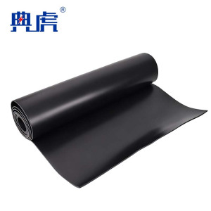 典虎 绝缘胶皮 黑色平面 6kv 5米*1米*3mm 卷
