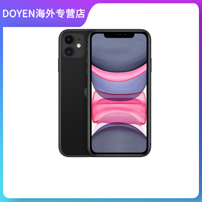 Apple苹果iPhone11移动联通电信全网通4G智能手机美版有锁未激活64GB黑色裸机-