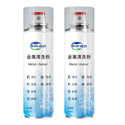 鸿灵睿芯 QXY02 450ml 金属清洗剂 2.00 瓶/组 (计价单位:组) 白色