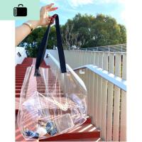 2020春夏小雏菊ins网红情侣托特包透明果冻大容量购物单肩包女NEW LAKE 小雏菊透明包女士单肩包