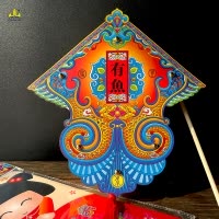 福人福地伴手礼礼品儿童节小礼品幼儿园手工制作diy材料包配件传统儿童手提灯笼发光古风卡通新款
