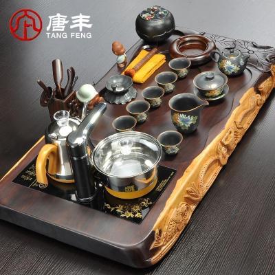 家柏饰(CORATED)功夫茶具套装四合用实盘全自动办公室整套茶道中式z