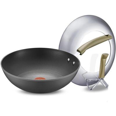 苏泊尔炒锅不粘锅火红点3代钛pro无油烟炒菜锅电磁炉燃气灶适用锅具PC30H730CM