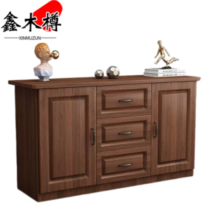 鑫木樽餐边柜三抽台
