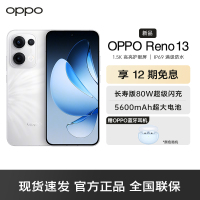 OPPO Reno13 心动白 16GB+512GB 超美小直屏 AI高清实况照片 IP69满级防水 双芯抢网 拍照手机